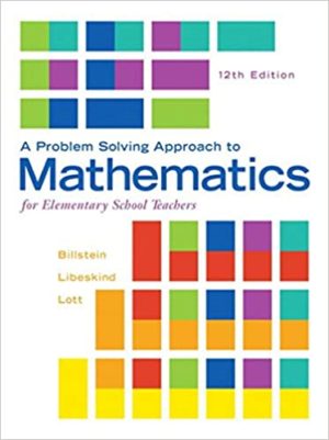 A Problem Solving Approach to Mathematics for Elementary School Teachers (2nd Edition) Format: PDF eTextbooks ISBN-13: 978-0321987297 ISBN-10: 0321987292 Delivery: Instant Download Authors: Rick Billstein Publisher: Pearson