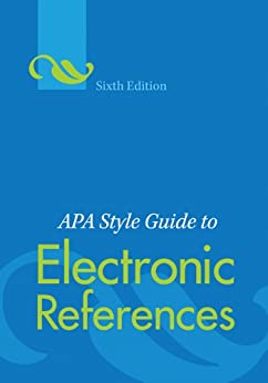 APA Style Guide to Electronic References (Sixth Edition) Format: PDF eTextbooks ISBN-13: 9781433807046 ISBN-10: 1433807041 Delivery: Instant Download Authors: American Psychological Association Publisher: American Psychological Association