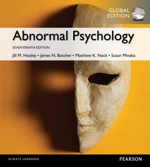 Abnormal Psychology (17th Edition), Global Edition Format: PDF eTextbooks ISBN-13: 978-1292157764 ISBN-10: 1292157763 Delivery: Instant Download Authors: James N. Butcher Publisher: Pearson