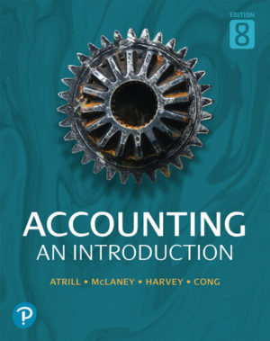 Accounting - An Introduction (8th Edition) by Peter Atrill Format: PDF eTextbooks ISBN-13: 9781488612589 ISBN-10: 9781488612589 Delivery: Instant Download Authors: Peter Atrill Publisher: Pearson