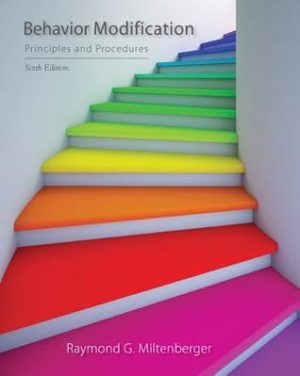 Behavior Modification - Principles and Procedures (6th Edition) Format: PDF eTextbooks ISBN-13: 978-1305109391 ISBN-10: 978-1305109391 Delivery: Instant Download Authors: Raymond G. Miltenberger Publisher: Wadsworth Publishing