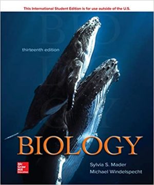 Biology (13th Edition) by Sylvia Mader Format: PDF eTextbooks ISBN-13: 978-1259824906 ISBN-10: 125982490X Delivery: Instant Download Authors: Sylvia Mader Publisher: McGraw-Hill Education