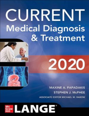 CURRENT Medical Diagnosis & Treatment 2020 Format: PDF eTextbooks ISBN-13: 978-1260455281 ISBN-10: 1260455289 Delivery: Instant Download Authors: Maxine A. Papadakis, Stephen J. McPhee, Michael W. Rabow Publisher: McGraw-Hill Education / Medical