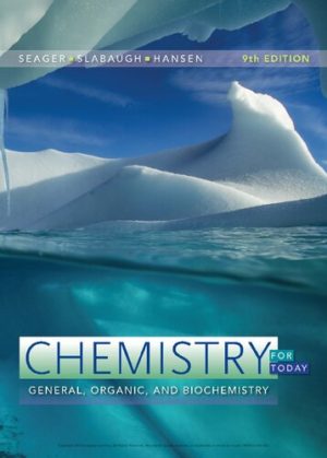Chemistry for Today - General, Organic, and Biochemistry (9th Edition) Format: PDF eTextbooks ISBN-13: 978-1305960060 ISBN-10: 9781305960060 Delivery: Instant Download Authors: Spencer L. Seager; Michael R. Slabaugh; Maren S. Hensen Publisher: Cengage