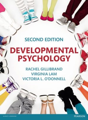 Developmental psychology (Second Edition) by Rachel Gillibrand Format: PDF eTextbooks ISBN-13: 978-1292003085 ISBN-10: 1292003081 Delivery: Instant Download Authors: Rachel Gillibrand Publisher: Pearson