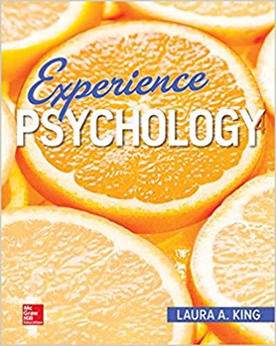 Experience Psychology (4th Edition) Format: PDF eTextbooks ISBN-13: 978-1260397109 ISBN-10: 1260397106 Delivery: Instant Download Authors: Laura A. King Publisher: McGraw-Hill Education