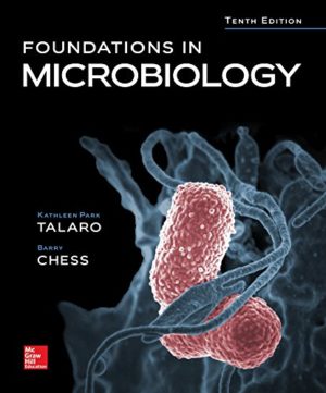 Foundations in Microbiology (10th Edition) Format: PDF eTextbooks ISBN-13: 978-1259916038 ISBN-10: 1259916030 Delivery: Instant Download Authors: Kathleen Park Talaro, Barry Chess Publisher: McGraw-Hill Education