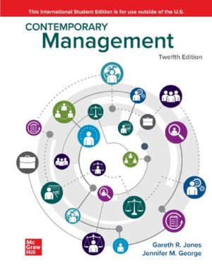 ISE Contemporary Management (ISE HED IRWIN MANAGEMENT) 12th Edition Format: PDF eTextbooks ISBN-13: 978-1264972432 ISBN-10: 1264972431 Delivery: Instant Download Authors: Gareth Jones Publisher: McGraw-Hill