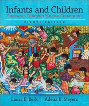 Infants and Children - Prenatal Through Middle Childhood (8th Edition) Format: PDF eTextbooks ISBN-13: 978-0133936728 ISBN-10: 0133936724 Delivery: Instant Download Authors: Laura Berk Publisher: Pearson