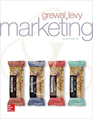 Marketing (7th Edition) by Dhruv Grewal Format: PDF eTextbooks ISBN-13: 978-1260087710 ISBN-10: 1260087719 Delivery: Instant Download Authors: Dhruv Grewal Publisher: McGraw-Hill Higher Education