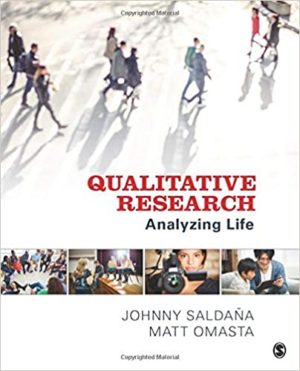 Qualitative Research - Analyzing Life (First Edition) by Johnny Saldana Format: PDF eTextbooks ISBN-13: 978-1506305493 ISBN-10: 1506305490 Delivery: Instant Download Authors: Johnny Saldana Publisher: SAGE