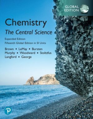 Chemistry - The Central Science in SI Units, Expanded Edition, 15th [Global Edition] Format: PDF eTextbooks ISBN-13: 978-1292408767 ISBN-10: 1292408766 Delivery: Instant Download Authors: Theodore Brown Publisher: Pearson