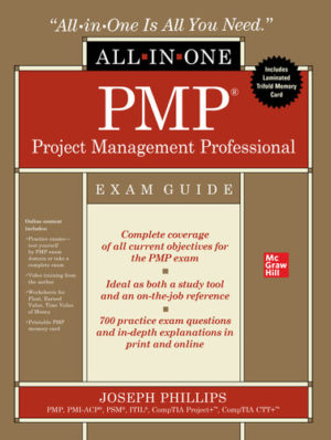 Pmp Project Management Professional All-In-One Exam Guide (1st Edition) Format: PDF eTextbooks ISBN-13: 978-1260467475 ISBN-10: 1260467473 Delivery: Instant Download Authors: Joseph Phillips Publisher: McGraw Hill