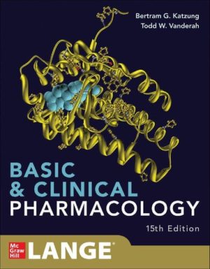 Basic and Clinical Pharmacology (15th Edition) Format: PDF eTextbooks ISBN-13: 978-1260452310 ISBN-10: 126045231X Delivery: Instant Download Authors: Bertram Katzung Publisher: McGraw Hill