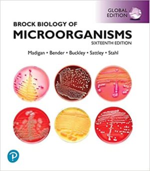 Brock Biology of Microorganisms (16th Edition) Global Edition Format: PDF eTextbooks ISBN-13: 978-1292404790 ISBN-10: 1292404795 Delivery: Instant Download Authors: Michael Madigan Publisher: Pearson