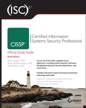 (ISC)2 CISSP Certified Information Systems Security Professional Official Study Guide (9th Edition) Format: PDF eTextbooks ISBN-13: 978-1119786238 ISBN-10: 1119786231 Delivery: Instant Download Authors: Mike Chapple Publisher: Sybex