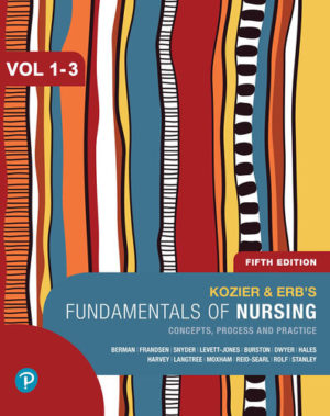 Kozier and Erb’s Fundamentals of Nursing, Volumes 1-3 (5th Edition) Format: PDF eTextbooks ISBN-13: 978-1488626609 ISBN-10: 9781488626609 Delivery: Instant Download Authors: Audrey Berman Publisher: Pearson 