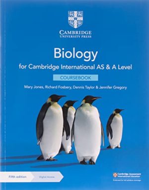 Cambridge International AS & A Level Biology Coursebook (5th Edition) Format: PDF eTextbooks ISBN-13: 978-1108859028 ISBN-10: 110885902X Delivery: Instant Download Authors: Mary Jones Publisher: Cambridge University