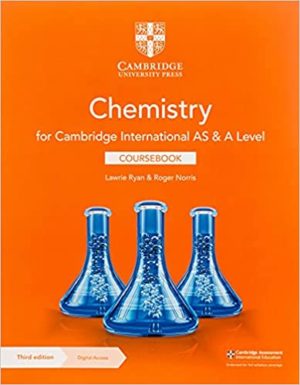 Cambridge International AS & A Level Chemistry Coursebook (3rd Edition) Format: PDF eTextbooks ISBN-13: 978-1108863193 ISBN-10: 1108863191 Delivery: Instant Download Authors: Lawrie Ryan Publisher: Cambridge University